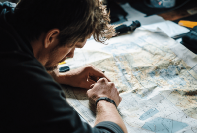 Man making battle plans | Long-term thinking