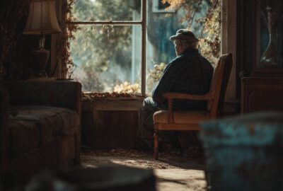 old man looking out the window | Biggest Regrets In Life