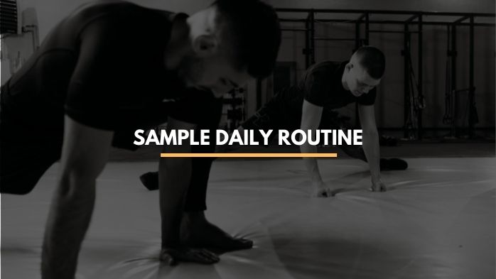 Sample Day with Daily Routine