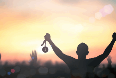 man raising hands | inner game