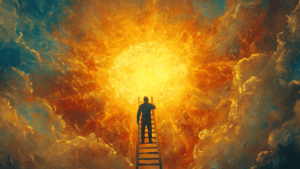 man climbing ladder of success | success lessons