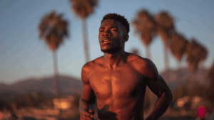 black man running | being consistent every day for 10 years