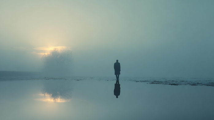 man looking at reflection | 10 Things I Wish I Knew In My 20s