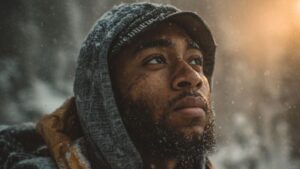 Young man hiking up a mountain | one year of execution