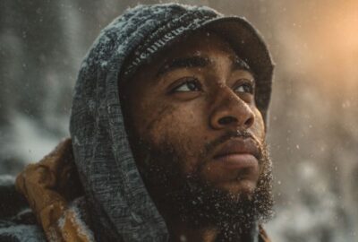 Young man hiking up a mountain | one year of execution
